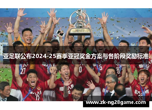 亚足联公布2024-25赛季亚冠奖金方案与各阶段奖励标准 亚足联公布2024-25赛季亚冠奖金方案与各阶段奖励标准